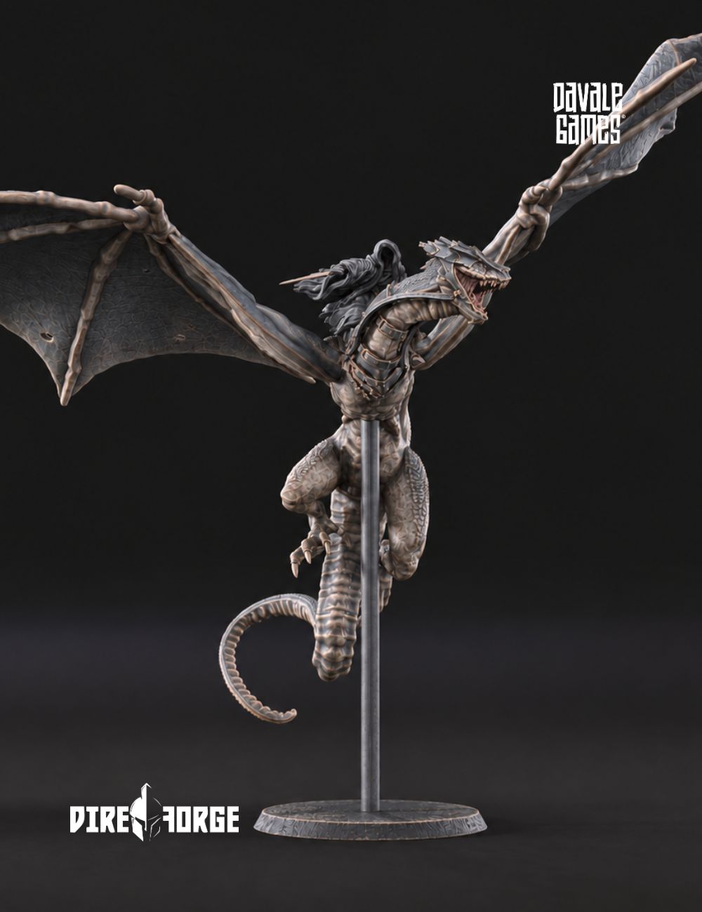 Generic Wraith on Beast | Dark City of Morlok | Davale Games | Fantasy