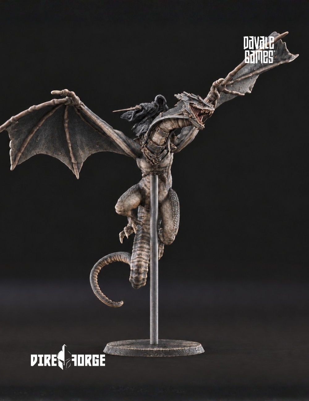 Generic Wraith on Beast | Dark City of Morlok | Davale Games | Fantasy