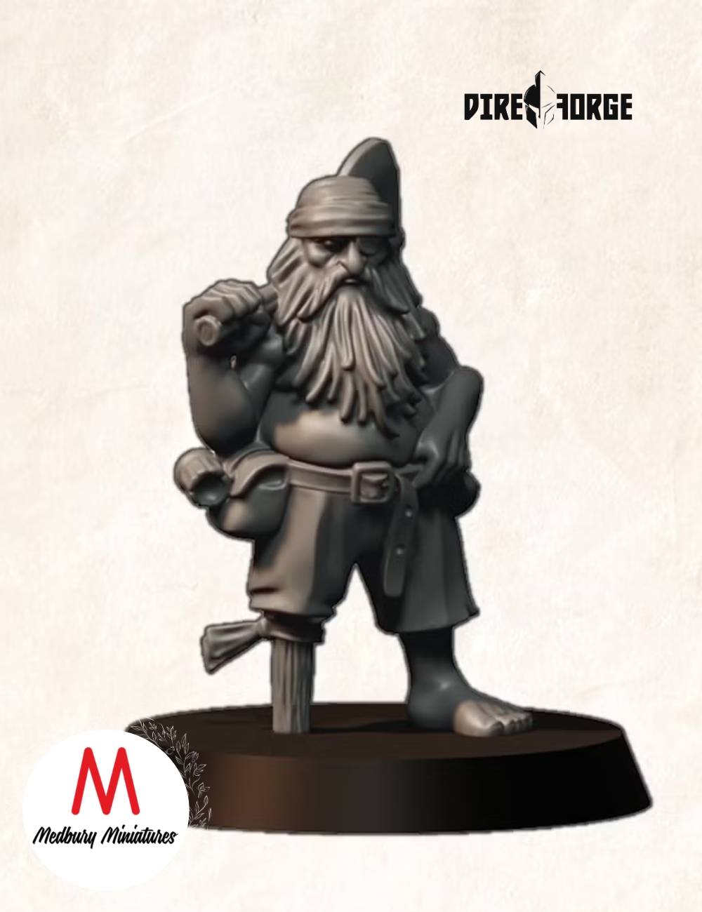 Pirate Dwarf | Bandits | Medbury | Fantasy