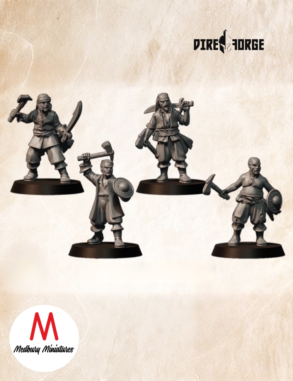Pirates with Boarding Axes | Bandits | Medbury | Fantasy