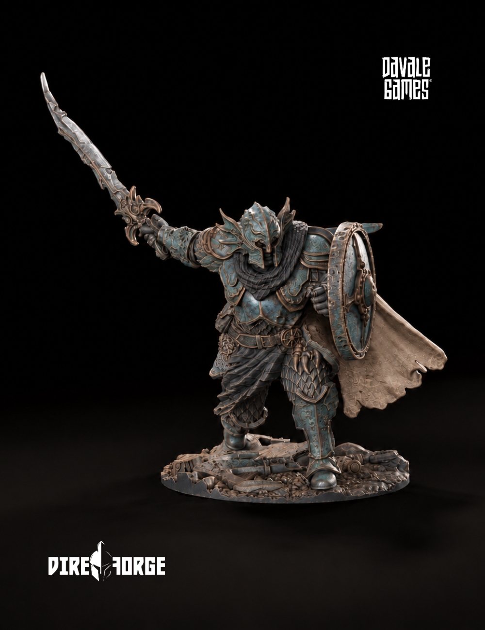 Torven Split-Anchor, Sworn Against the Trench | The Brine Crown | Davale Games | RPG