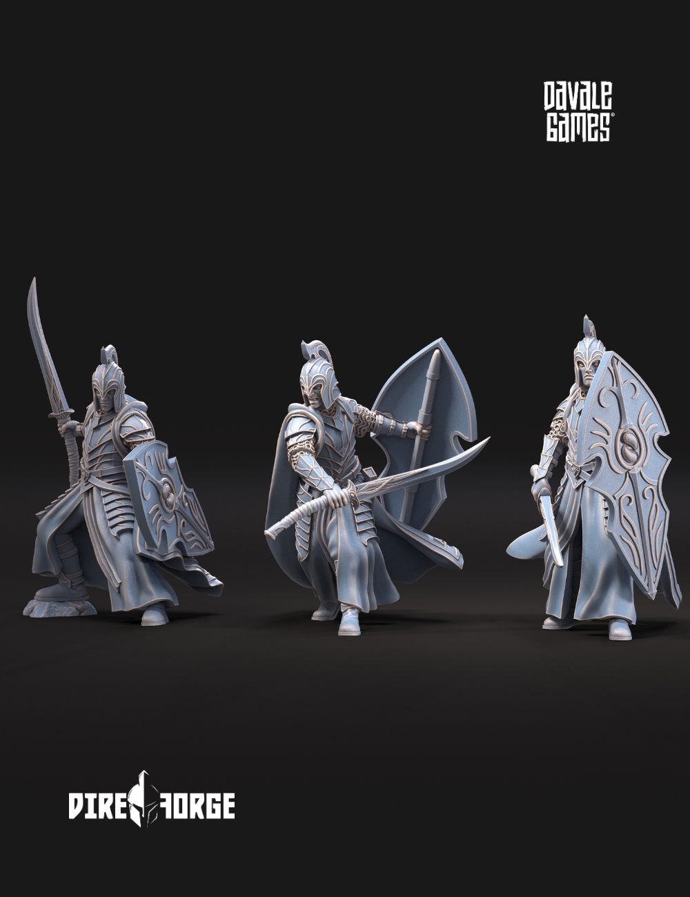 6x Bloody Elves Shield & Sword (10)