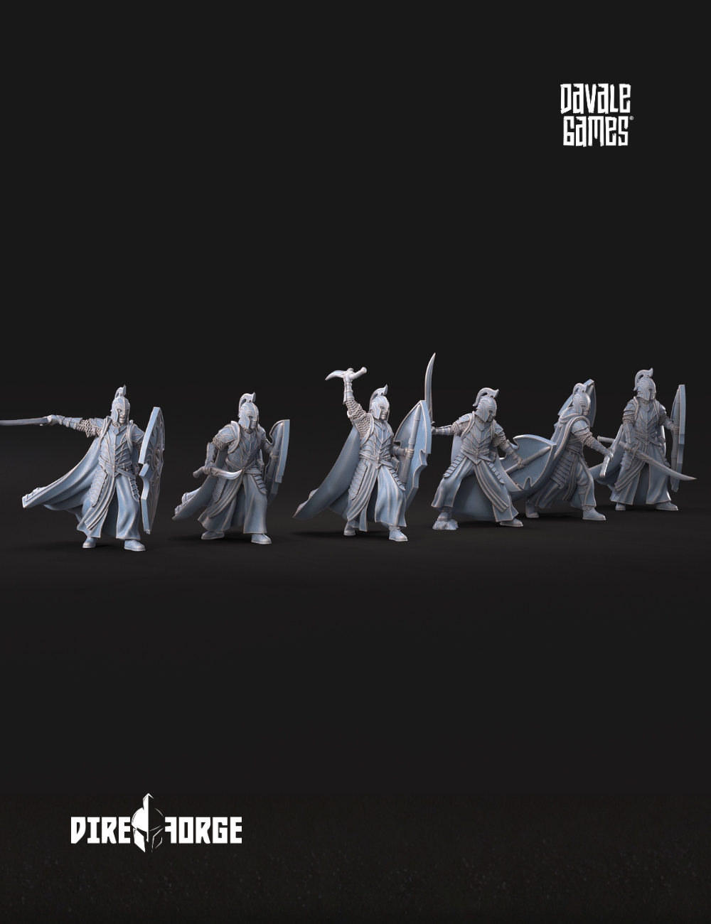 6x Bloody Elves Shield & Sword (4)