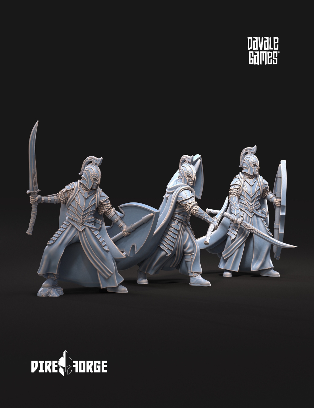 6x Bloody Elves Shield & Sword (8)
