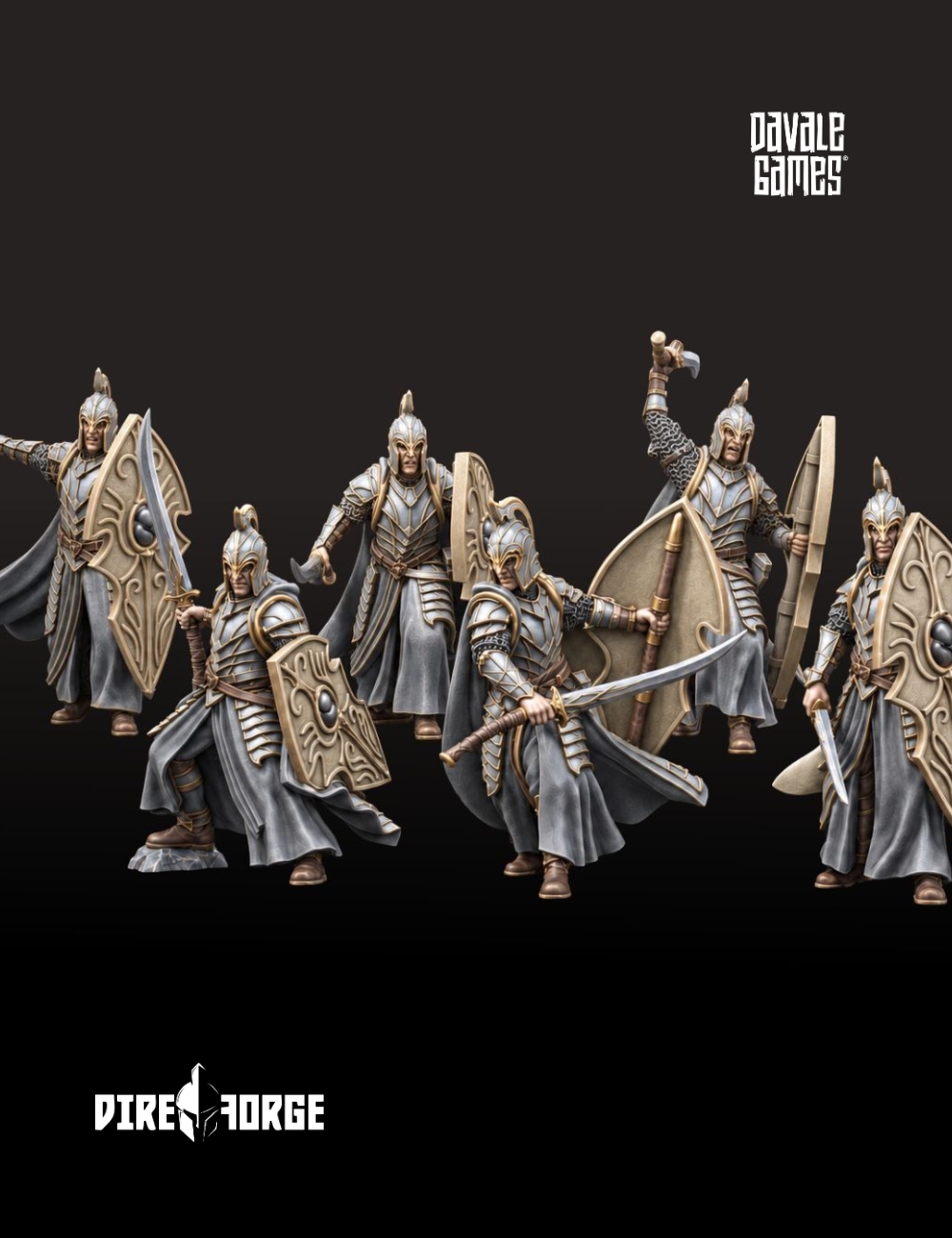 6x Bloody Elves Shield & Sword | Bloody Elves | Davale Games | Fantasy