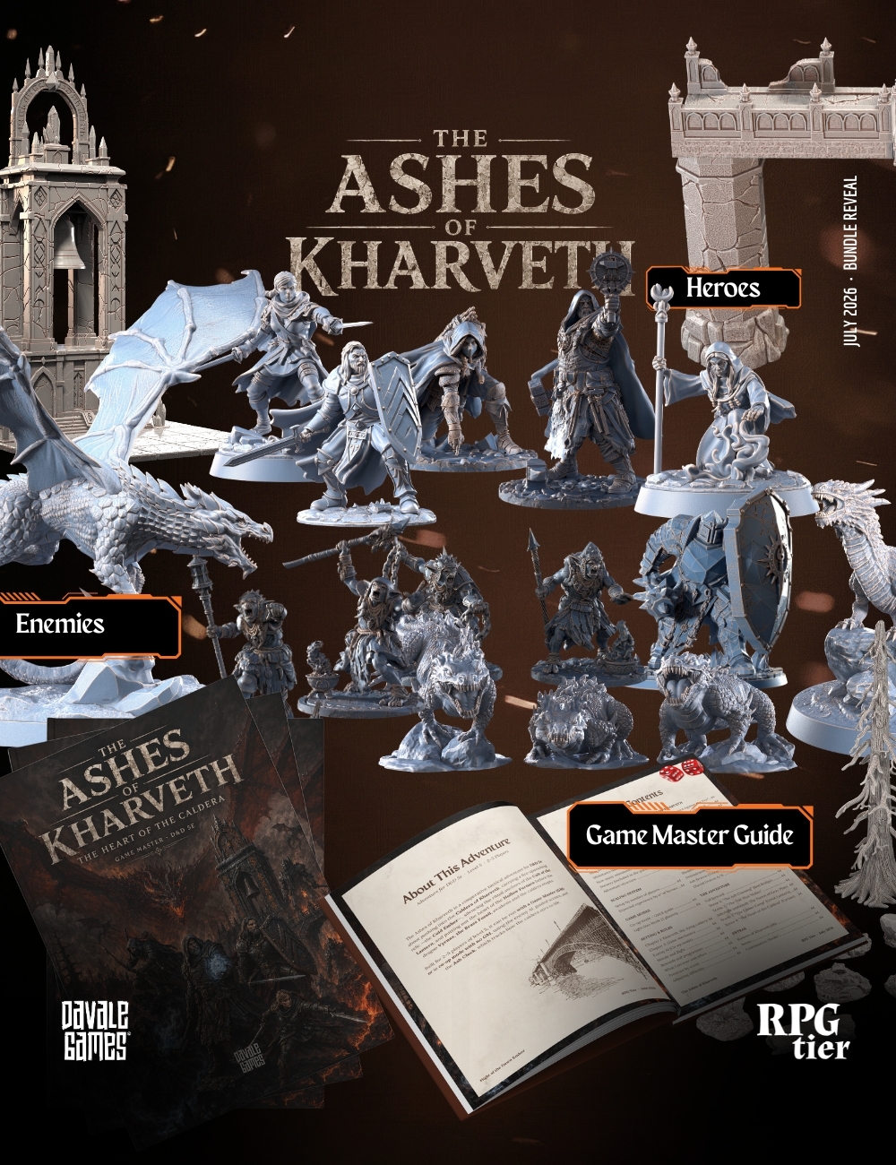 Game Master Guide - The Ashes of Kharveth, The Heart of Caldera | The Ashes of Kharveth | Davale Games | RPG