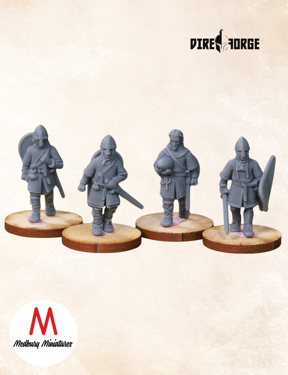 Norman Armoured Infantry Marching 1 | Norman | Medbury | Fantasy