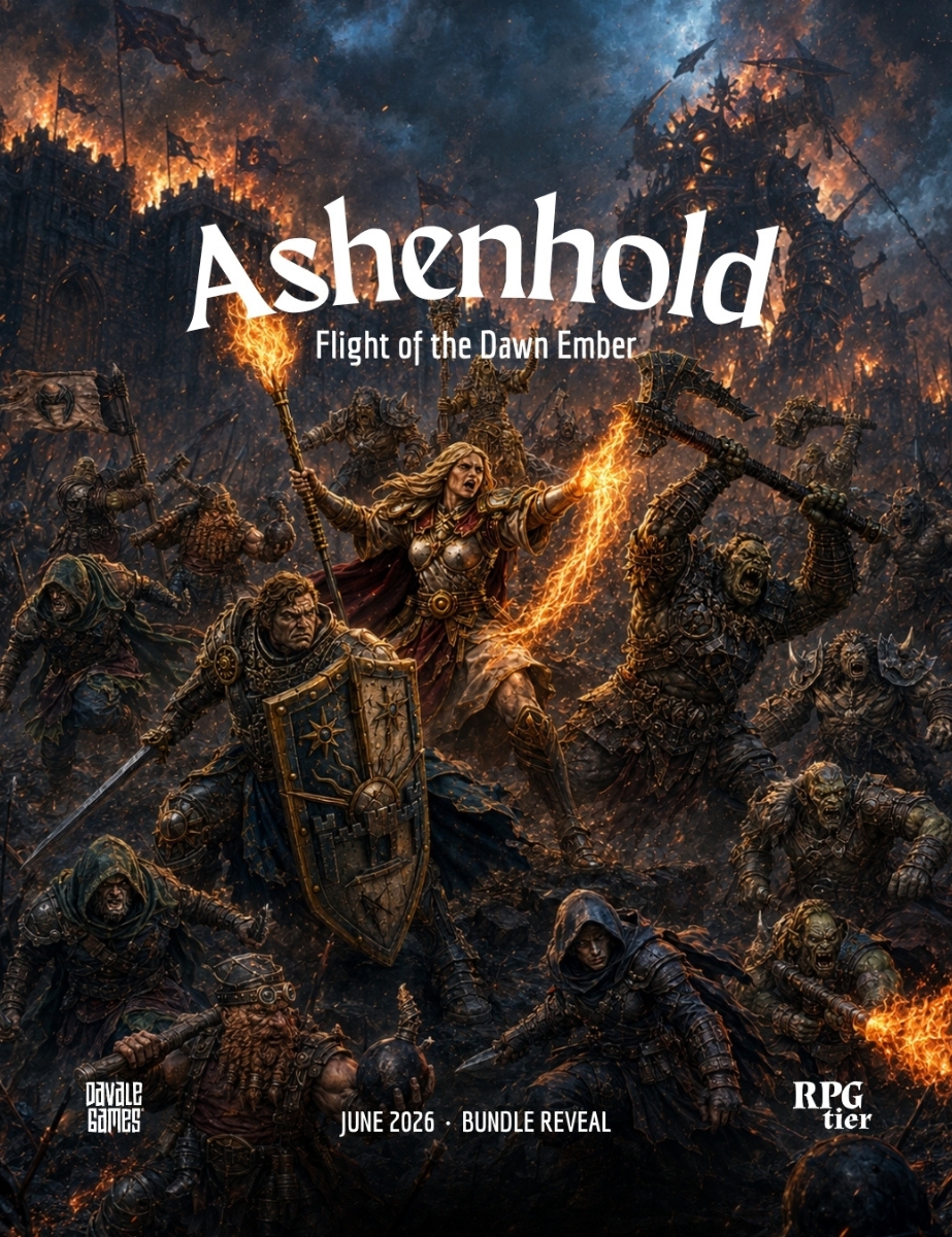 Game Master Guide - Ashenhold, Flight of The Dawn Ember | Flying of the Dawn Ember | Davale Games | RPG